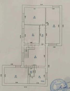 Дом 274м², 3-этажный, участок 3 сот.  