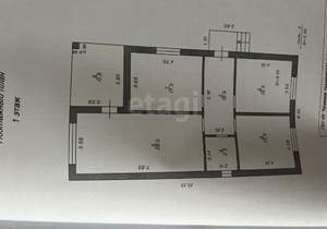 Дом 105м&sup2;, 1-этажный, участок 4 сот.  