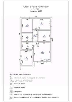 Дом 100м&sup2;, 2-этажный, участок 4 сот.  