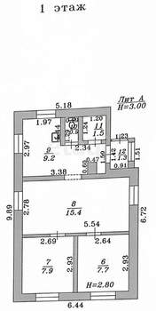 Дом 87м², 2-этажный, участок 4 сот.  