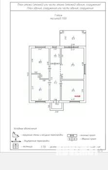 Дом 120м&sup2;, 1-этажный, участок 6 сот.  