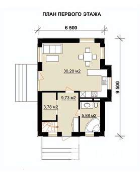 Дом 102м², 2-этажный, участок 6 сот.  