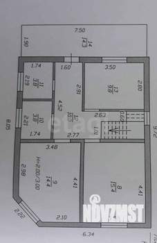 Дом 146м&sup2;, 2-этажный, участок 5 сот.  