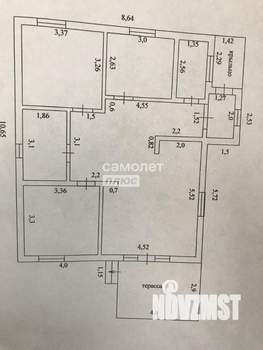 Дом 97м², 1-этажный, участок 5 сот.  