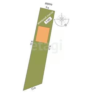 Дом 166м², 2-этажный, участок 5 сот.  