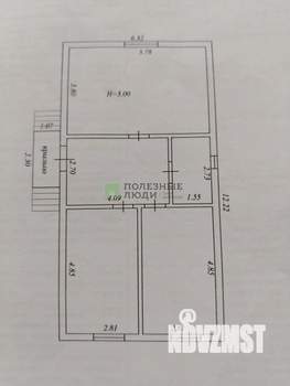 Дом 68м&sup2;, 1-этажный, участок 4 сот.  
