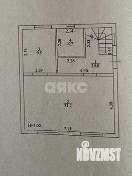 Дом 114м&sup2;, 2-этажный, участок 7 сот.  