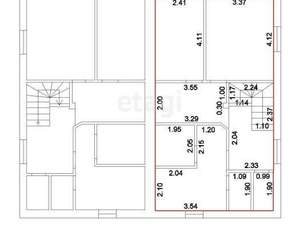 Дом 235м&sup2;, 3-этажный, участок 4 сот.  
