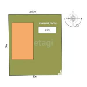 Дом 280м², 2-этажный, участок 9 сот.  