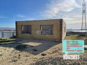 Дом 100м&sup2;, 1-этажный, участок 7 сот.  