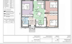 Дом 72м&sup2;, 1-этажный, участок 7 сот.  