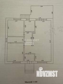 Дом 105м&sup2;, 1-этажный, участок 7 сот.  
