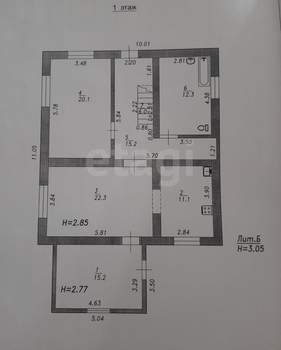 Дом 138м², 2-этажный, участок 2 сот.  