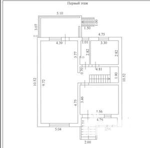Коттедж 197м&sup2;, 2-этажный, участок 5 сот.  