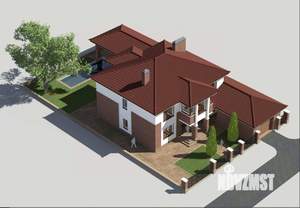 Дом 260м&sup2;, 2-этажный, участок 7 сот.  