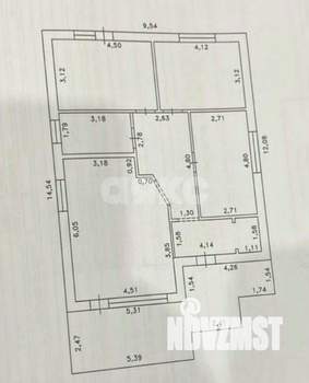 Дом 120м&sup2;, 1-этажный, участок 6 сот.  