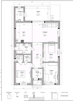 Дом 120м², 1-этажный, участок 5 сот.  