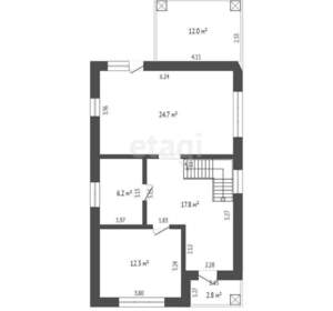 Дом 158м², 2-этажный, участок 5 сот.  