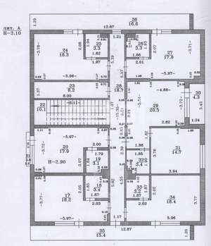 Дом 656м², 3-этажный, участок 6 сот.  