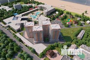 1-к квартира, посуточно, 42м2, 1/12 этаж