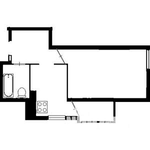 1-к квартира, на длительный срок, 34м2, 11/12 этаж