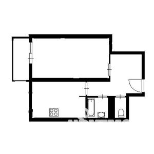 1-к квартира, на длительный срок, 42м2, 3/12 этаж