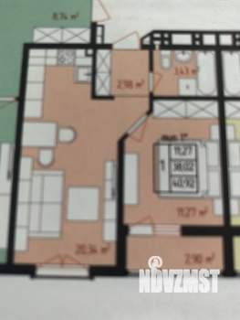 1-к квартира, на длительный срок, 40м2, 16/19 этаж