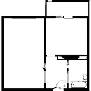 1-к квартира, на длительный срок, 38м2, 6/17 этаж