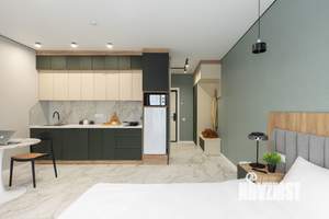 Студия квартира, на длительный срок, 38м2, 1/4 этаж