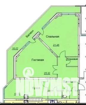 2-к квартира, вторичка, 107м2, 10/13 этаж