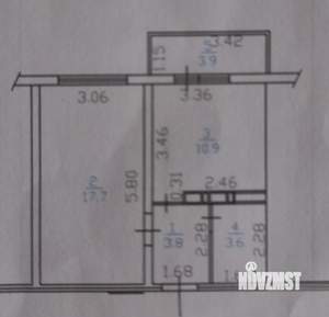 1-к квартира, вторичка, 40м2, 12/16 этаж