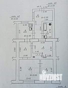 3-к квартира, вторичка, 82м2, 1/1 этаж