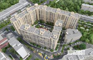 1-к квартира, строящийся дом, 41м2, 6/20 этаж
