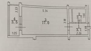 Студия квартира, вторичка, 27м2, 3/14 этаж