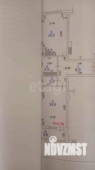 1-к квартира, вторичка, 47м2, 7/10 этаж