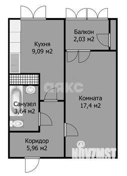 1-к квартира, вторичка, 38м2, 7/18 этаж