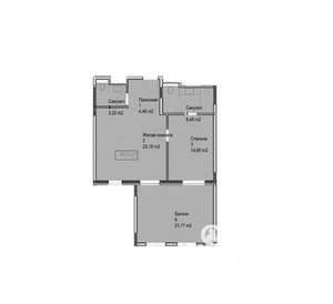 1-к квартира, вторичка, 76м2, 4/6 этаж