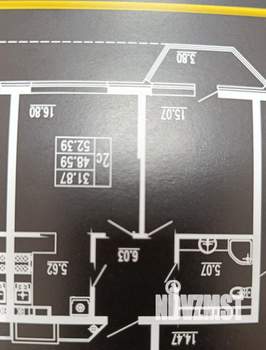 2-к квартира, вторичка, 52м2, 9/14 этаж