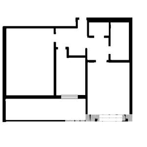 2-к квартира, вторичка, 51м2, 2/7 этаж