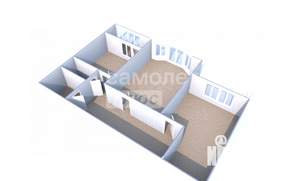 2-к квартира, вторичка, 59м2, 1/9 этаж