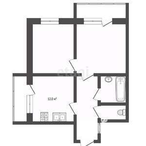 2-к квартира, вторичка, 59м2, 4/16 этаж