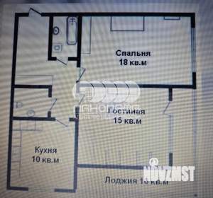 2-к квартира, вторичка, 66м2, 2/17 этаж