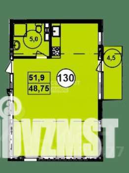 3-к квартира, вторичка, 52м2, 1/7 этаж