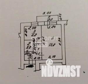 1-к квартира, вторичка, 31м2, 1/5 этаж
