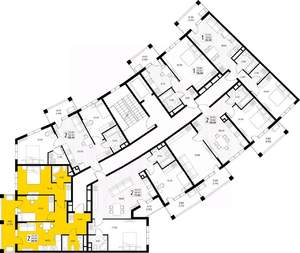 2-к квартира, вторичка, 60м2, 8/8 этаж