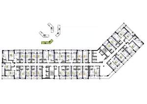 1-к квартира, вторичка, 24м2, 8/9 этаж