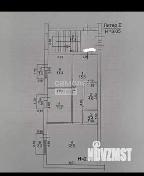 2-к квартира, вторичка, 75м2, 4/5 этаж
