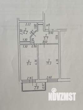 1-к квартира, вторичка, 33м2, 6/8 этаж