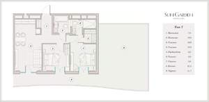 2-к квартира, вторичка, 74м2, 8/9 этаж