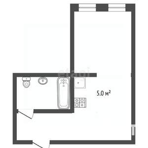 1-к квартира, вторичка, 41м2, 1/16 этаж